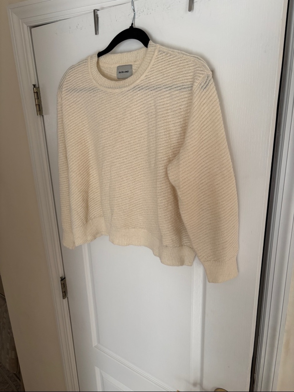 Rachel Comey Cream Crewneck Alpaca Soft Sweater-M-Beautiful! - Picture 2 of 7